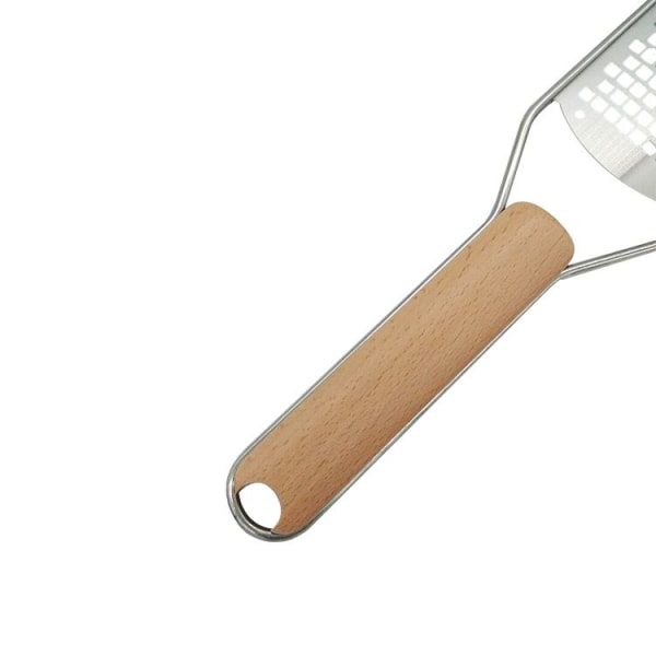 Silikone Rejern med Træhåndtag, Microplane Rustfrit Stål Fint Køkken Rejern til Ost, Gulerod, Ingefær, Kokosnød, Valnød og Peberrod