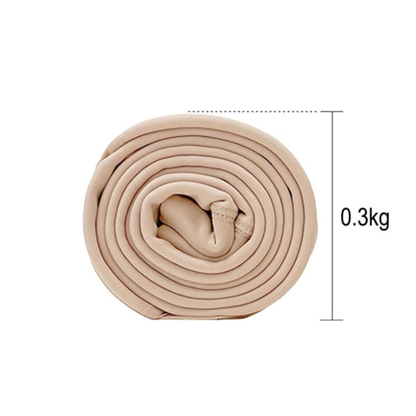 Vintervarme, uigennemsigtige, foret strømpebukser, elastiske, hvid teint KLB