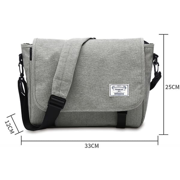 Axelväska Herr Dam Stor Laptop Messenger Bag Messenger Bag