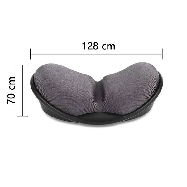 Musehåndledsstøtte Memory Foam Tastatur Håndledsstøtte Grå
