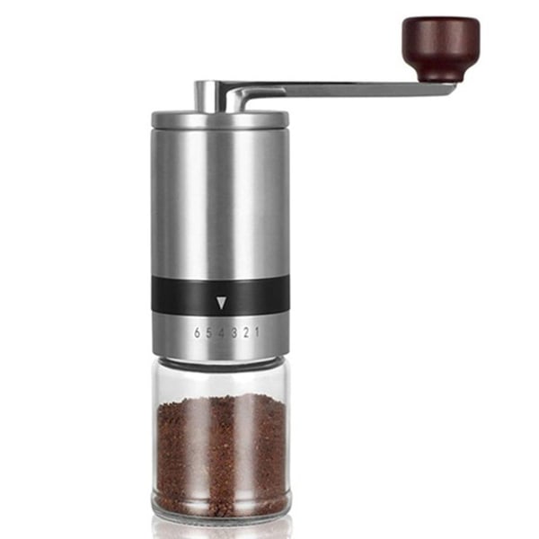 Mångsidiga malningsalternativ: Behändig 6-växlad kaffekvarn för kaffenjutning KLB
