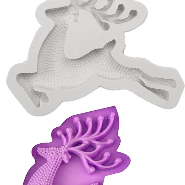 3D reinsdyr silikonform elgform