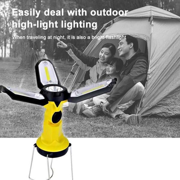 Multifunktionelle USB-genopladelige campinglys-udendørstelt-bærbare tasker