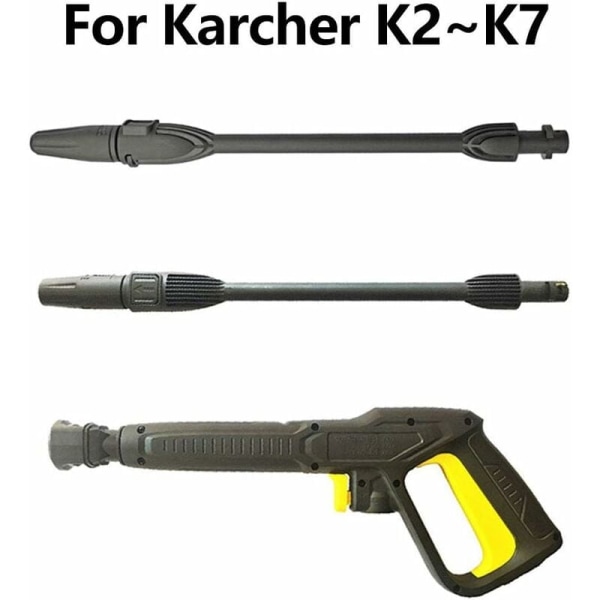 Högtrycksspruta och 2 jetlansar, 150 bar 2200 PSI reservdelar för Karcher K2 K3 K4 K5 K6 K7 KLB