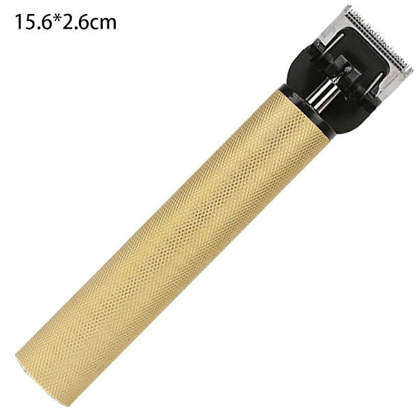 Trådlös Laddningsbar Hårtrimmer Grooming Kit Skäggtrimmer (Guld) KLB