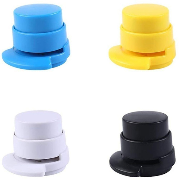 Pakke med 4 stiftemaskin uten stifter, overlegne binders, uten stifter.