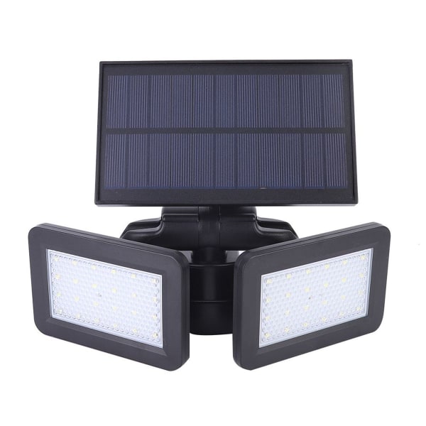 Solcellsradar induktions utomhusvägglampa 48 LED 360 grader KLB