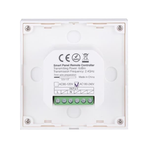 Milight 2.4G trådløs 4-zoners RGB + CCT Smart Panel LED KLB