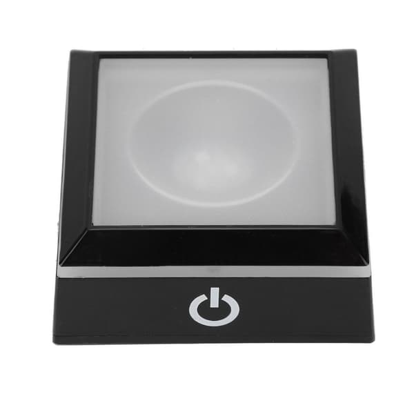 3D LED Lys Base Display Stativ Firkant Holder Multicolor KLB