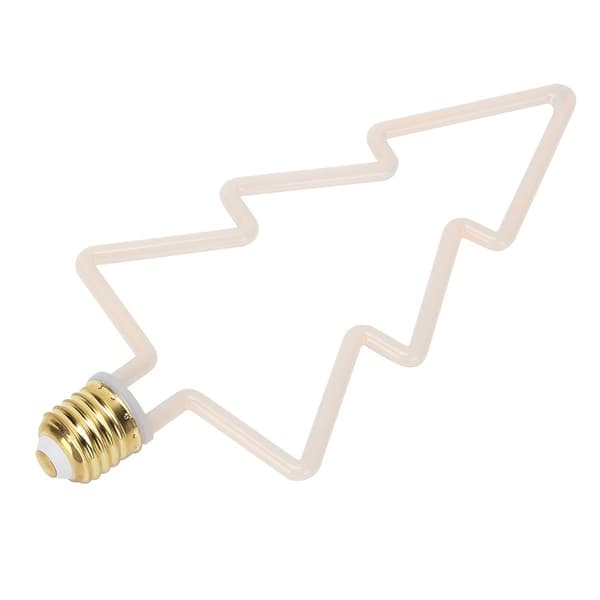 LED dekorationslampe E27/2700K 8W retro træform KLB