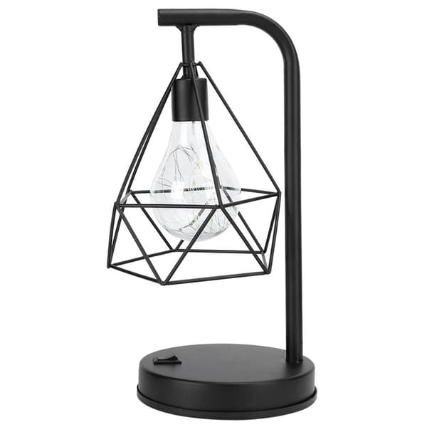 Smidd jern LED-bordlampe, for rom- og bardekorasjon KLB