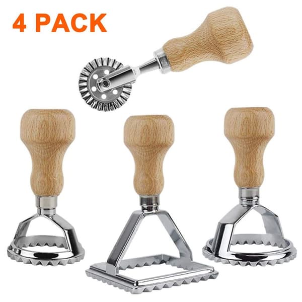 Husholdning Kreativ Multifunksjonell Kakeform Dumpling Sett med 4 KLB