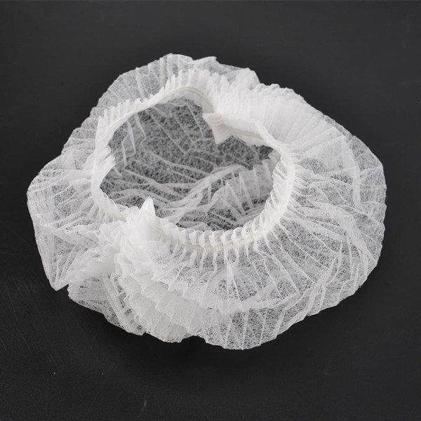 100pcs/lot Disposable Shower Caps Hat Non-woven Shower Caps One-Off Bathing