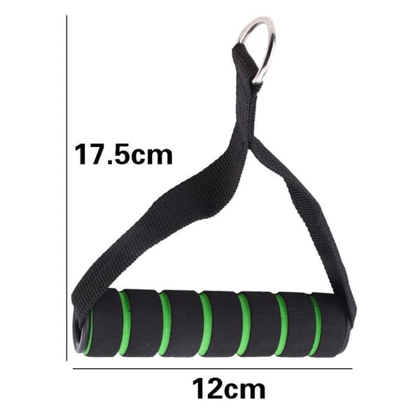 Enhåndsgrep, lat pull-down håndtak for treningsbåndsett, ideelt for grønn trening