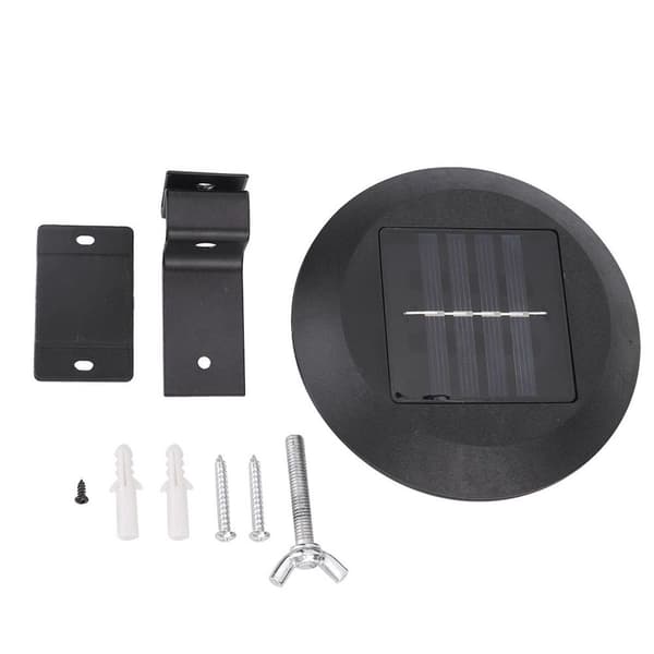 Vanntett 9LED solcelle takrennelys, gjerdelys vegglamper KLB