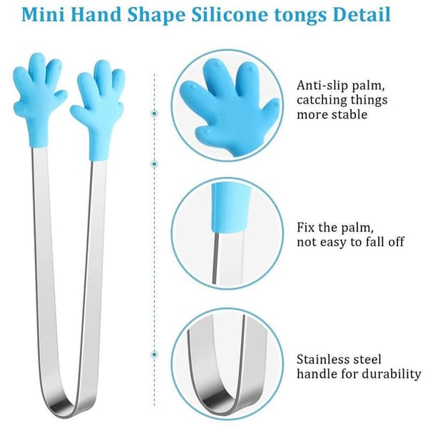 4-pack mini sockerklämmor matklämma, multifunktionella matklämmor