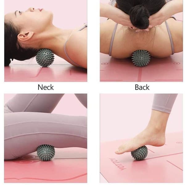Set med 2 Ealicere Igelkottbollar med knoppar, Igelkottboll massageboll, massage KLB