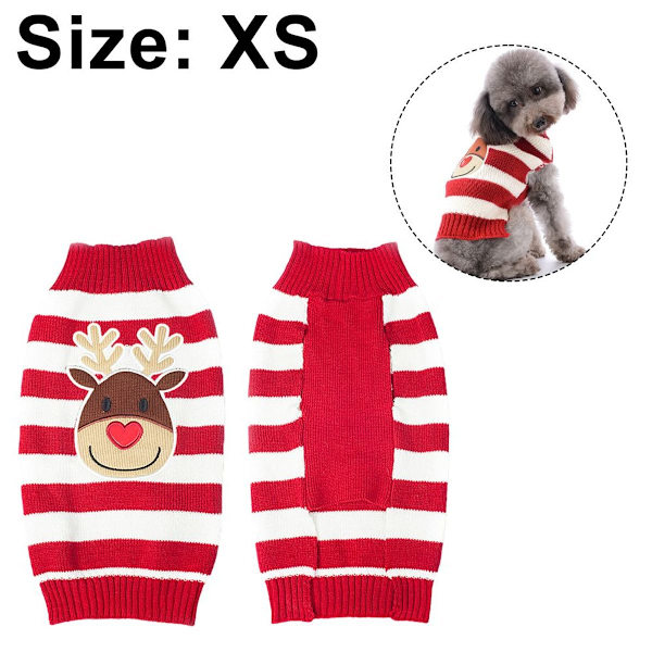 Katttröja Jul - Tomte vinterkläder - XS KLB