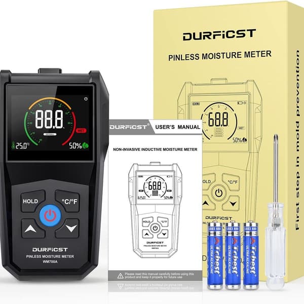 Hygrometer, trehygrometer, gipshygrometer med alarmfunksjon, KLB