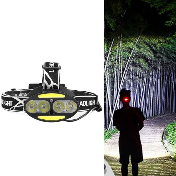USB-ladattava LED-otsalamppu, vedenpitävä otsalamppu KLB