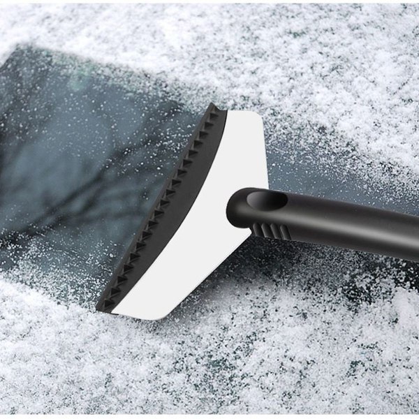 Snøskuffe i rustfritt stål for fjerning av snø fra bil, avriming og isfjerning