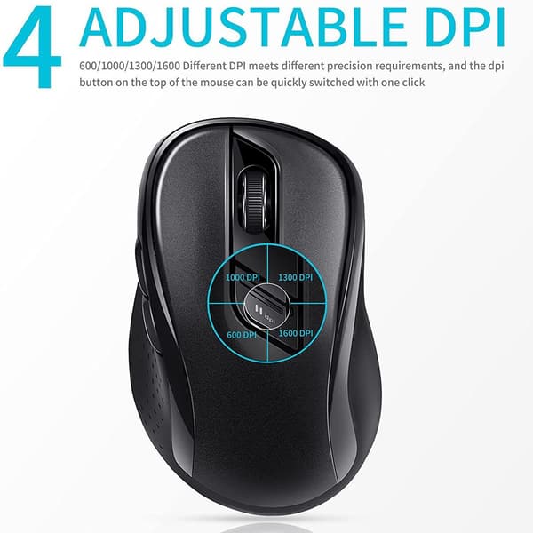 Trådlös mus, tyst multi-mode mus, Bluetooth-mus