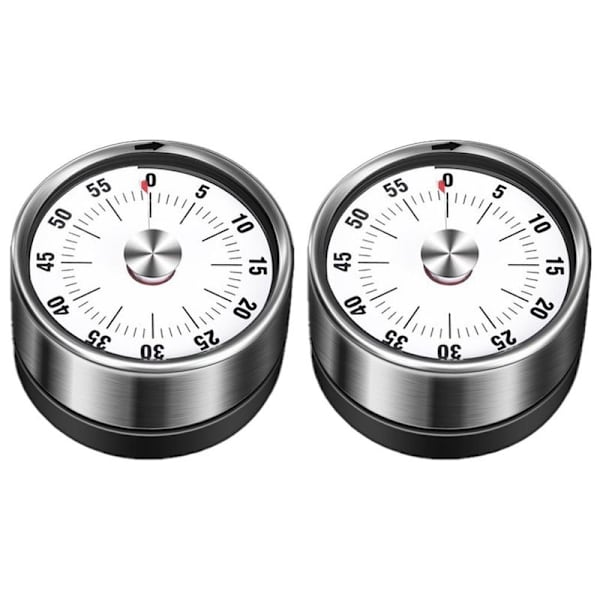 Kök timer, kock matlagningstimer med högt alarm, München vit