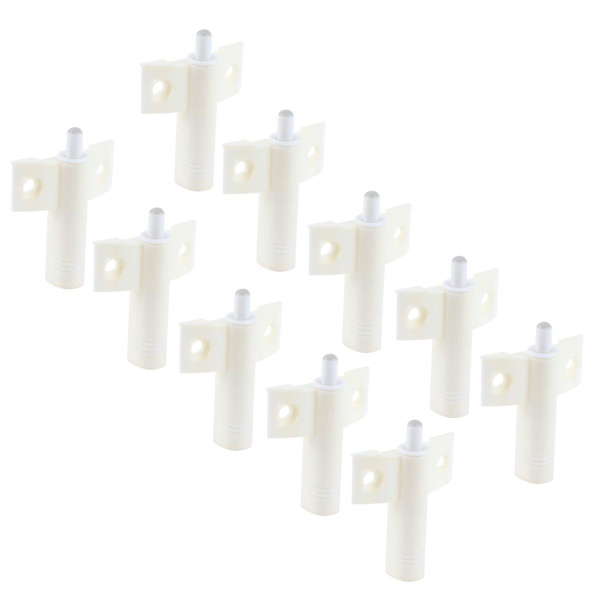 10 stk. plastdemperbuffer antikollisjon for skap KLB
