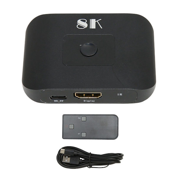 2x1 HD Multimedia Interface -kytkin 2 sisääntuloa 1 lähtöön 8K 60 Hz KLB