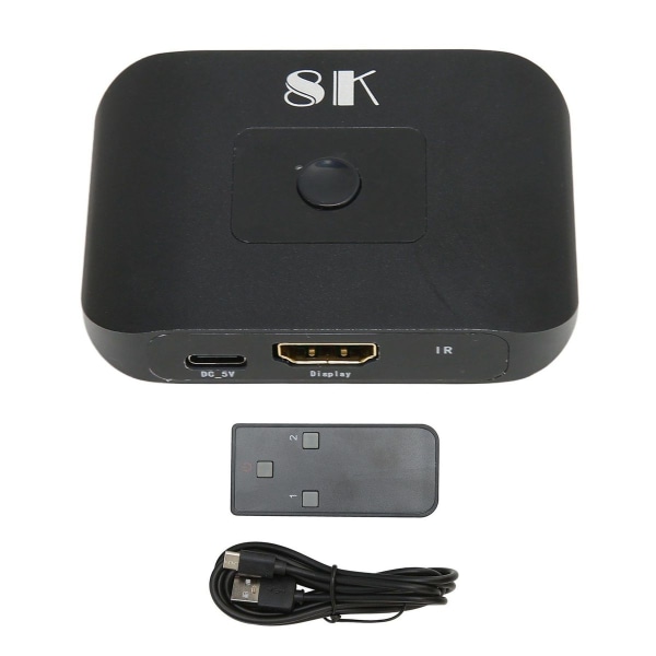 2x1 HD Multimedia Interface-omkopplare 2 i 1 ut 8K vid 60 Hz KLB