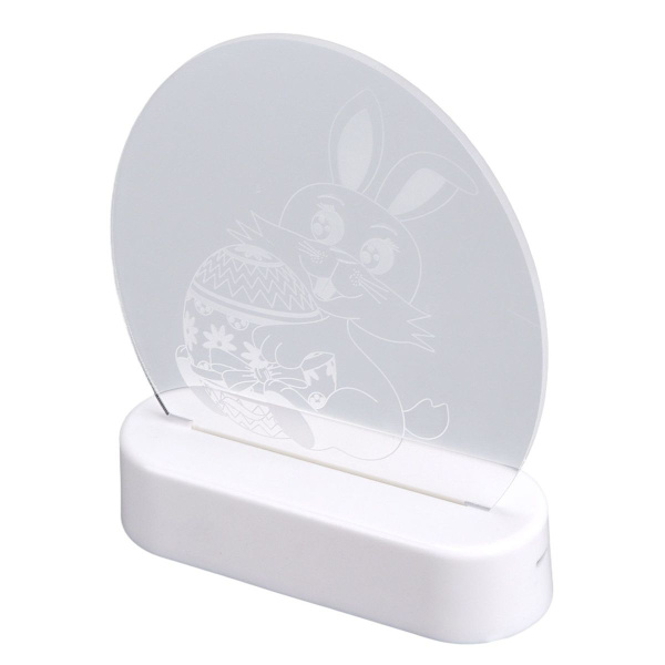 Bunny 3D natlampe kanin holder ægmønster 3D kanin KLB