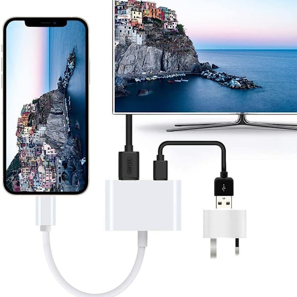 HDMI-adapter: Full HD-skärm, plug & play, bred kompatibilitet