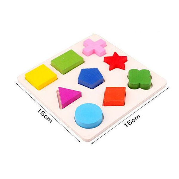 Zerodis Puinen Kuutio Geometria Puzzle Rakennuspalikat Värikäs Sopivuus Moottori Taidot