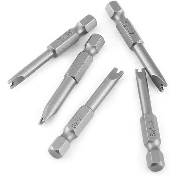 50mm U-formede skruetrækkerbits S2 legeret stål 1/4\" Hex