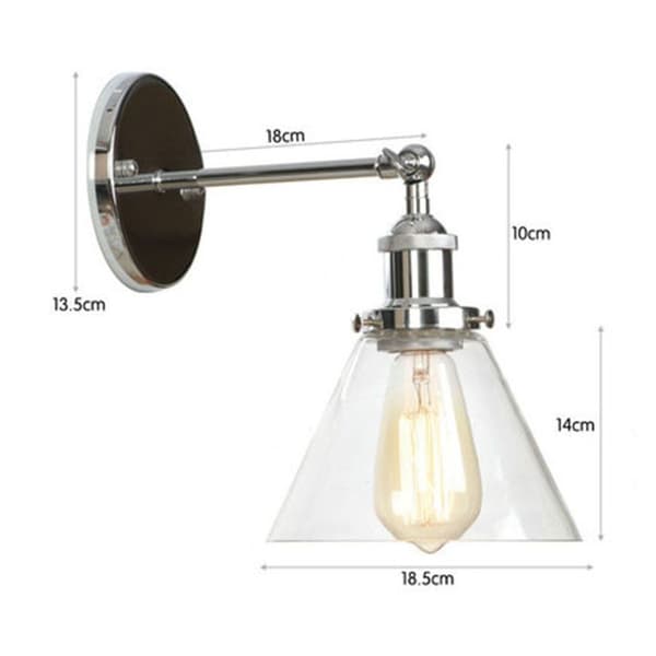 Modern klar glas taklampor väggbelysning stil 2 KLB