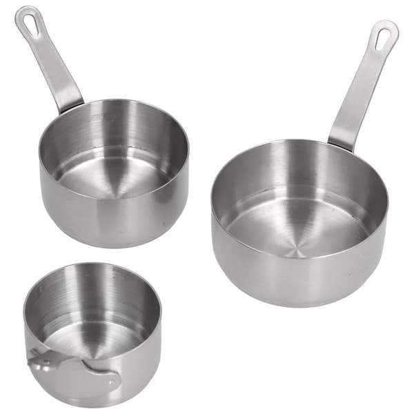 Pakke med 3 sauce kopper, rustfrit stålsauce skål med håndtag til KLB