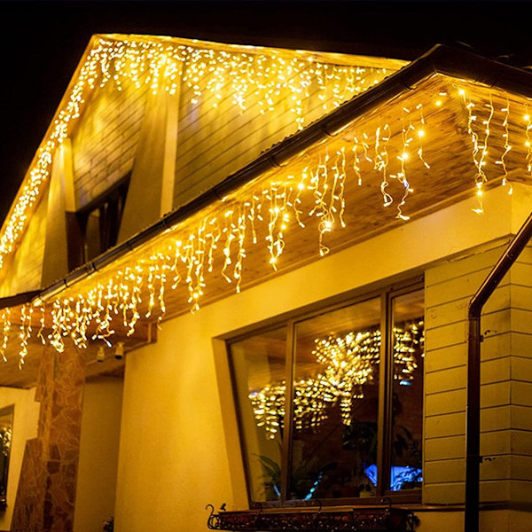 LED-ljusslinga utomhus varmvit