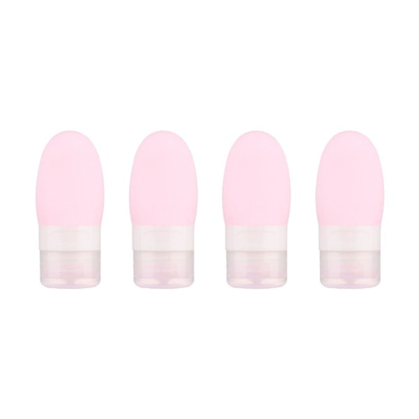 4-pack silikagel sub-fyllning bärbar kosmetisk sub-fyllning rosa 38ml KLB