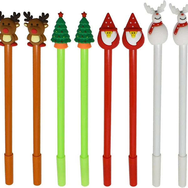 Kreative julegaver Santa Elk vannbaserte penner nøytrale penner KLB