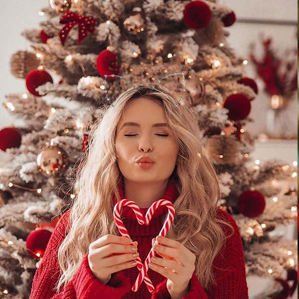 Julhuvudband, dekoration i julgransfestlig stil 1 KLB