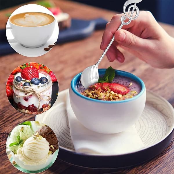 Soppskedset, 3 dessertskedar, teskedar i rostfritt stål