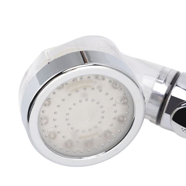 LED brusehoved G1/2 negativ ion brusehoved 3 farver KLB