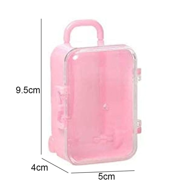 Sød Mini Travel Hard Kuffertæske Modtagelsesgaveæske til Pink