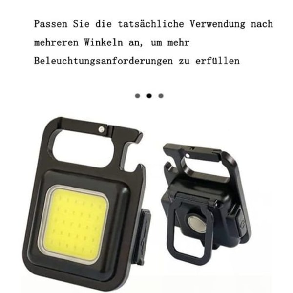 Vegglampe 2 stk batteri mini LED vegglampe med bevegelsessensor