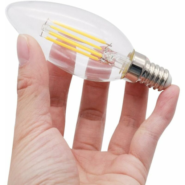 10-pack C35 LED-glödlampor 220V/240V 4W Edison (C35 E14) KLB