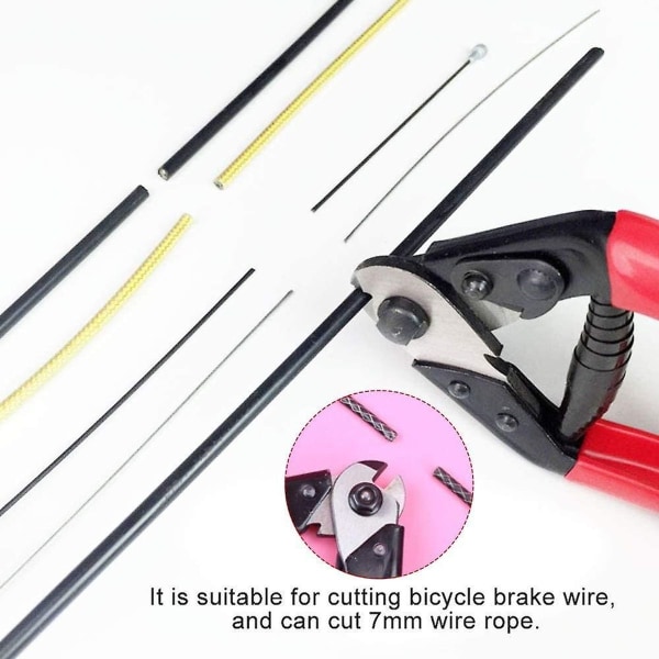 Bicycle Cable Steel Wire Cutter with Soft Handles for Copper KLB