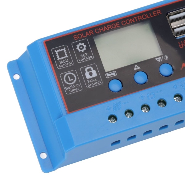 12V 24V solcelleladeregulator LCD-display solpanel KLB