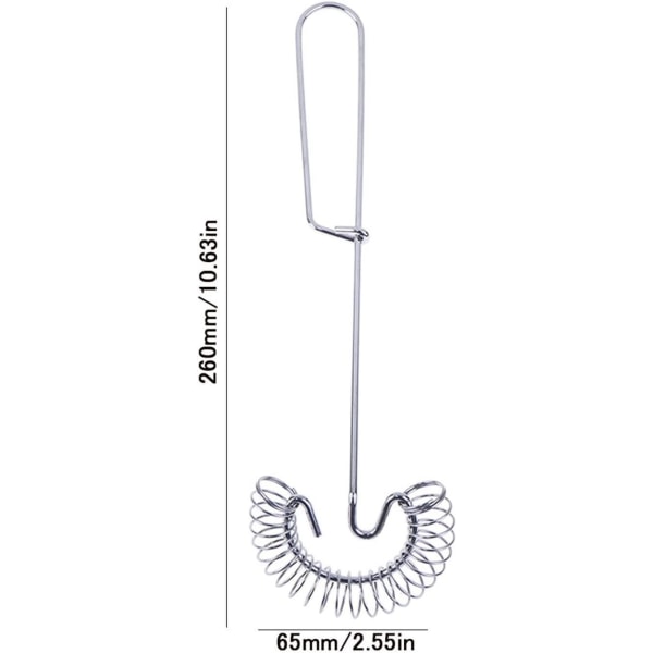 Skandinavisk typ visp liten visp visp rostfritt stål äggvisp platt fjäder visp äggvisp, mjölk och äggvisp mixer 10 tum