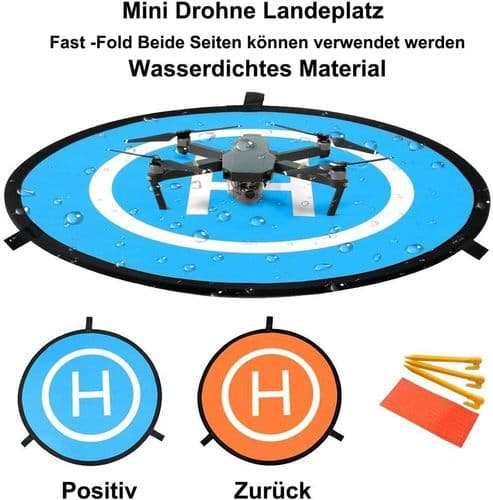Drone-landeplate, Universal Vanntett Bærbar Foldbar Landeplate for RC-droner