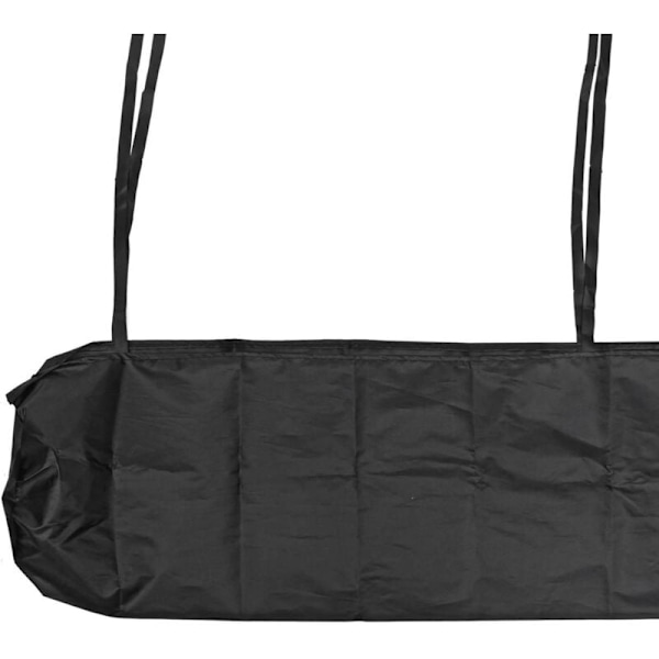 Dammskyddande markisöverdrag, markisöverdrag solskydd markis skyddsbag, med dragsko, för utomhus trädgård uteplats (storlek: 2,5 M, färg: svart) KLB